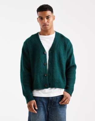 Cotton On Cropped Cardigan In Green