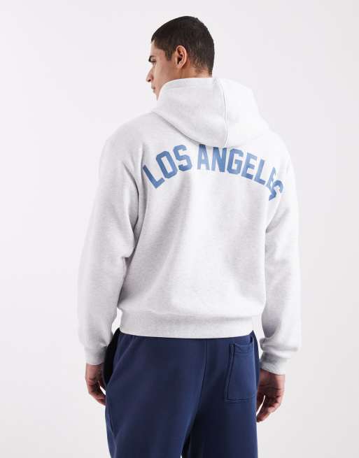 Cotton On cropped fit graphic hoodie in grey, 3 of 5