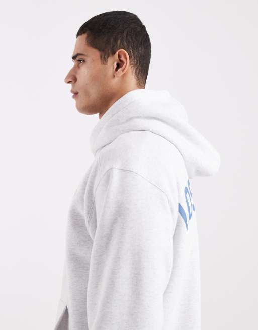 Cotton On cropped fit graphic hoodie in grey, 4 of 5