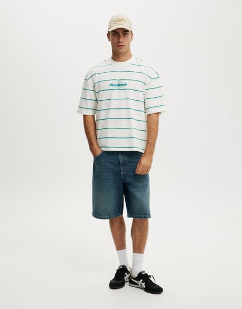 Cotton On Cropped fit graphic t-shirt in off-white