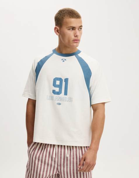 Cotton On Cropped fit graphic t-shirt in white