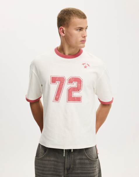 Cotton On Cropped fit graphic t-shirt in white - view 1