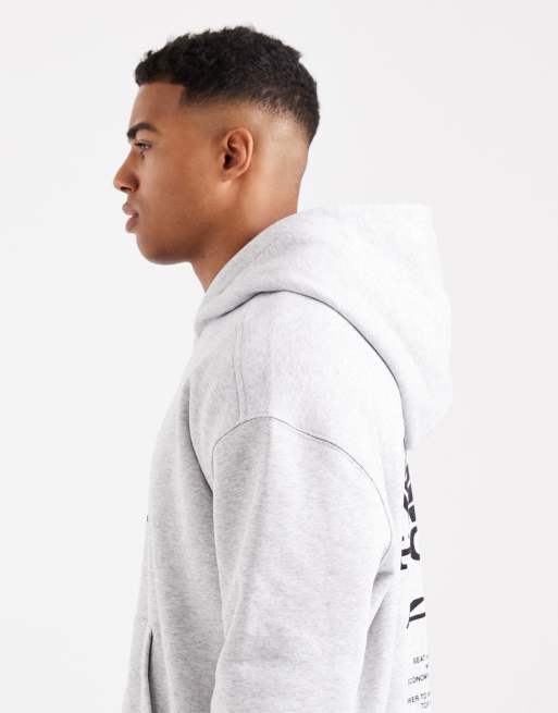 Cotton On Cropped fit honda jt racing hoodie in grey, 4 of 5