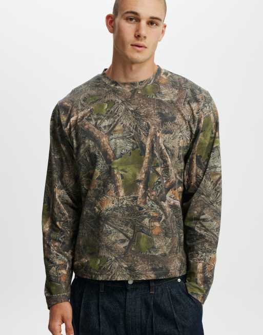 Cotton On Cropped fit long sleeve in multi - MULTI