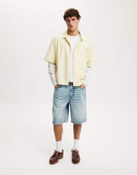 Cotton On Cropped fit long sleeve in white marle - IVORY - view 1
