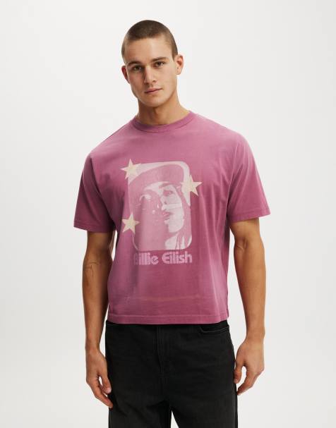 Cotton On Cropped fit music t-shirt in red - view 1