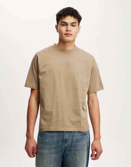 Cotton On Cropped fit t-shirt in beige - BEIGE