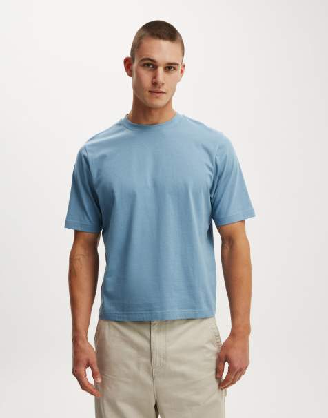 Cotton On Cropped fit t-shirt in blue - view 1