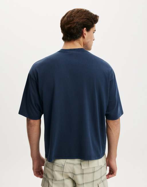 Cotton On Cropped fit t-shirt in blue, 4 of 4