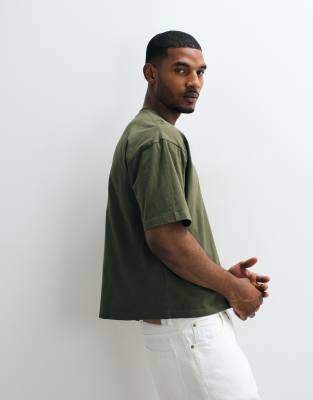 Cotton On Cropped Fit T-shirt In Green