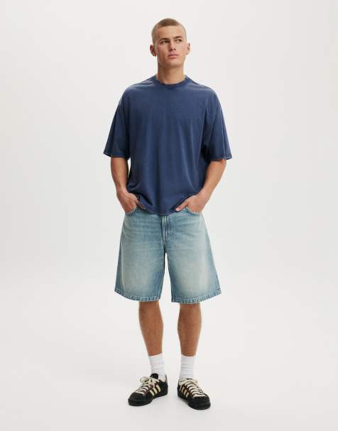 Cotton On Cropped fit t-shirt in navy