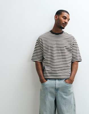Cotton On Cropped Fit T-shirt In Black