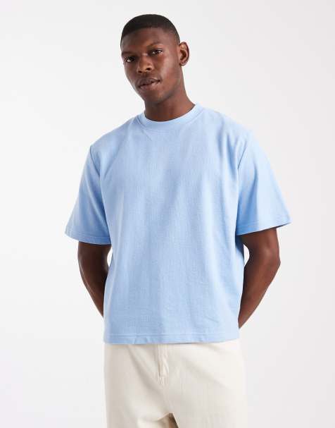 Cotton On cropped fit t-shirt in pearl blue