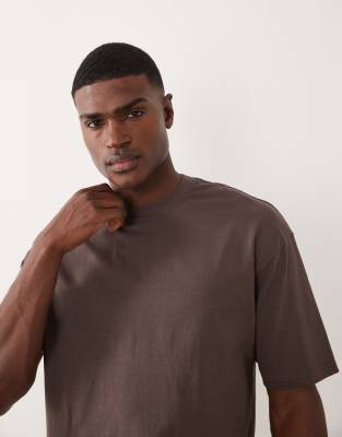 Cotton On Cropped Fit T-shirt In Brown