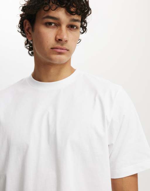 Cotton On Cropped fit t-shirt in white, 3 of 4