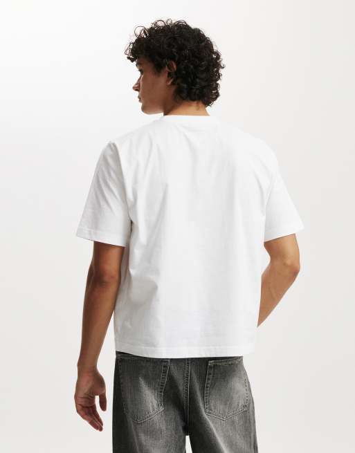 Cotton On Cropped fit t-shirt in white, 4 of 4