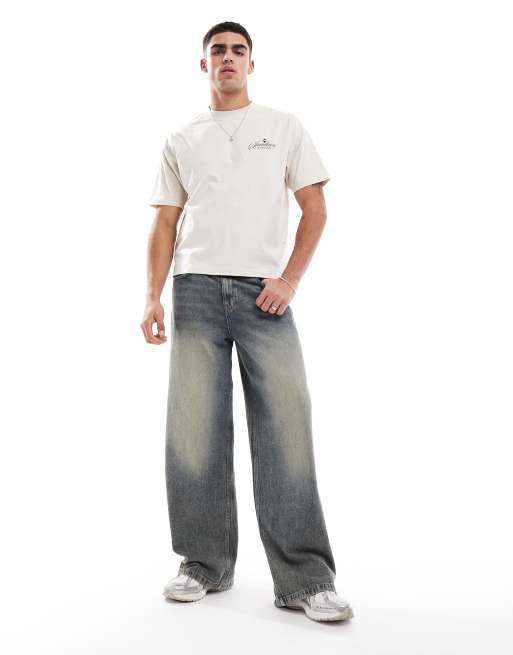 Cotton On cropped fit t-shirt with Sundown Studios