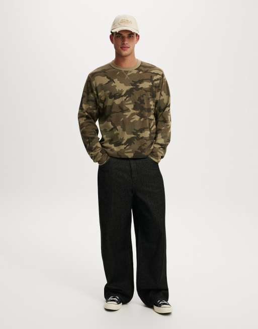Cotton On Cropped fit textured long sleeve in multi, 2 of 4