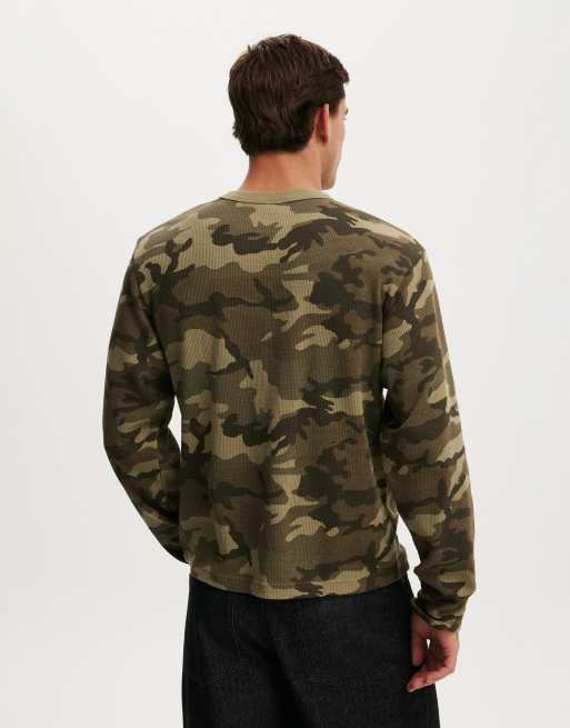 Cotton On Cropped fit textured long sleeve in multi, 3 of 4