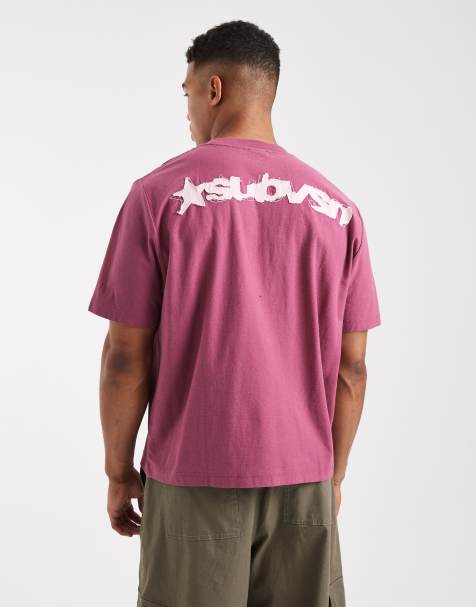 Cotton On – Cropped-T-Shirt in Heiderose mit Grafik - view 1