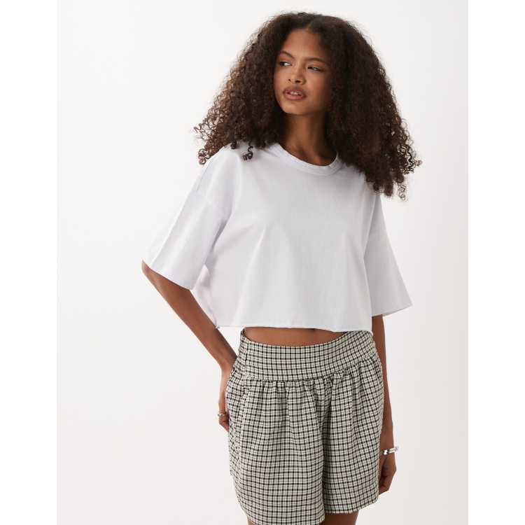 Cotton On cropped tee in white | ASOS
