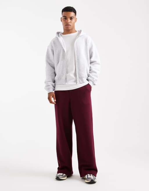 Cotton On cropped zip up hoodie in gray