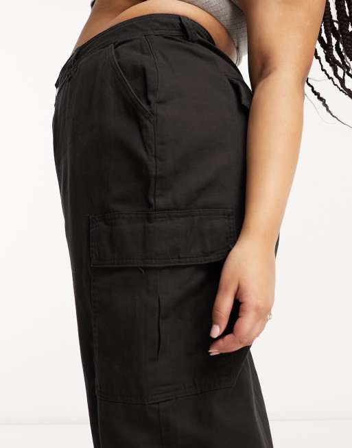 Cotton On Curve cargo pants in black