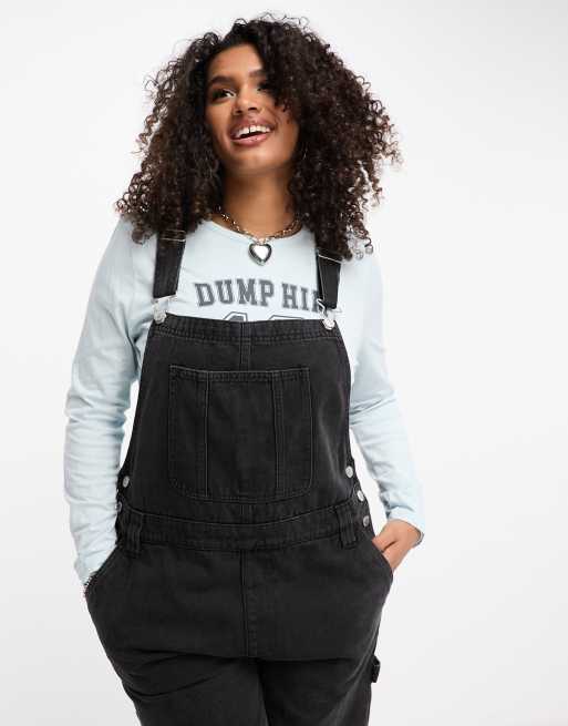 Cotton On Curve Combinaison en jean Noir ASOS