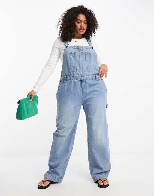 Plus size hot sale denim jumper