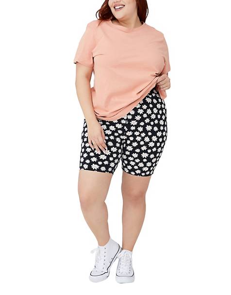 Vila Damen Bekleidung Kurze Hosen Cargo Shorts smarte shorts mit karomuster und bindegürtel 