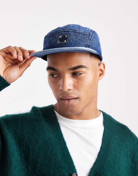 Cotton On Curved 5 panel hat in navy - view 1