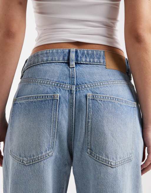 Cotton On – Curvy 91 – Blå, raka jeans, 4 av 5