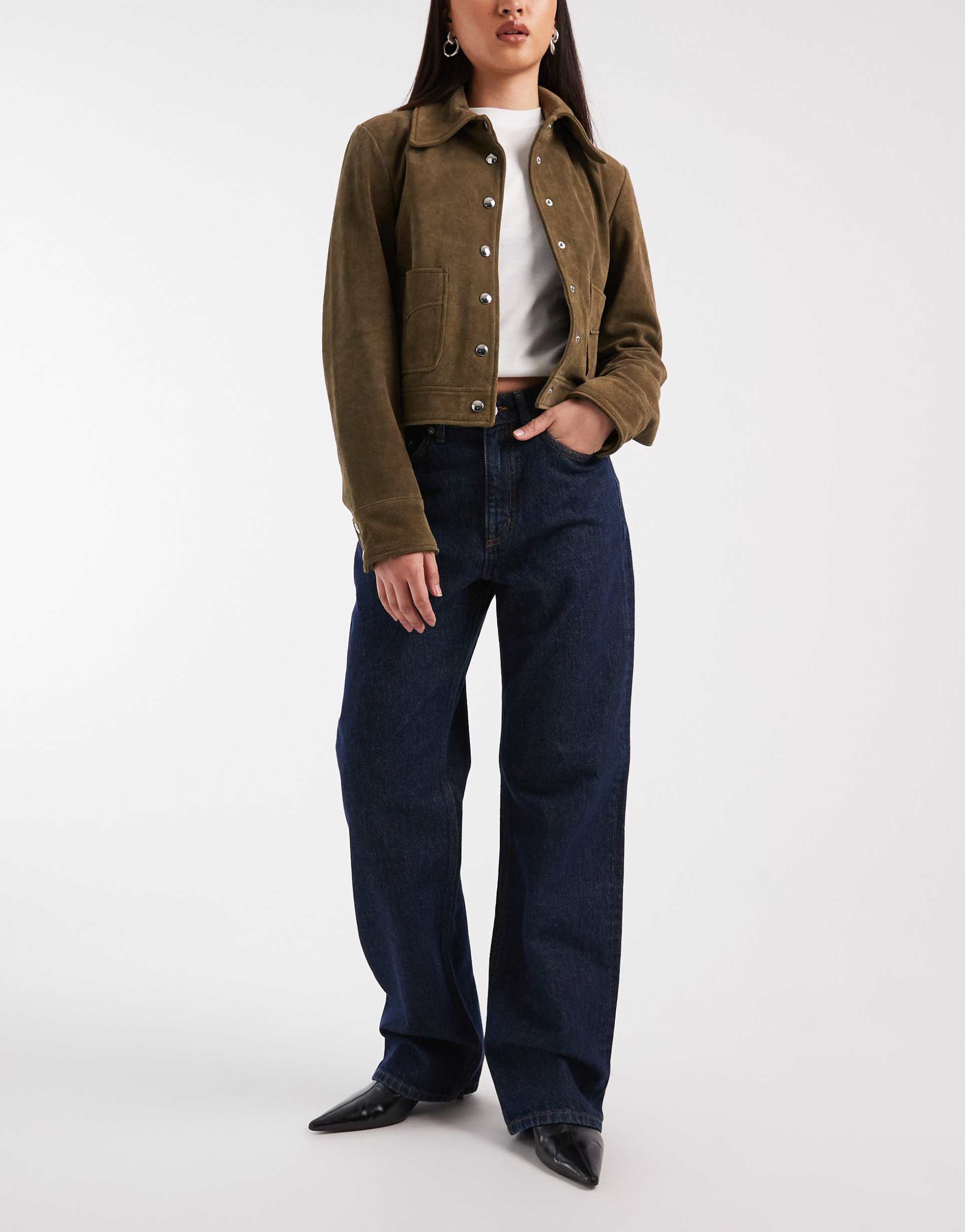 cotton on curvy 91 straight jeans in aries blue