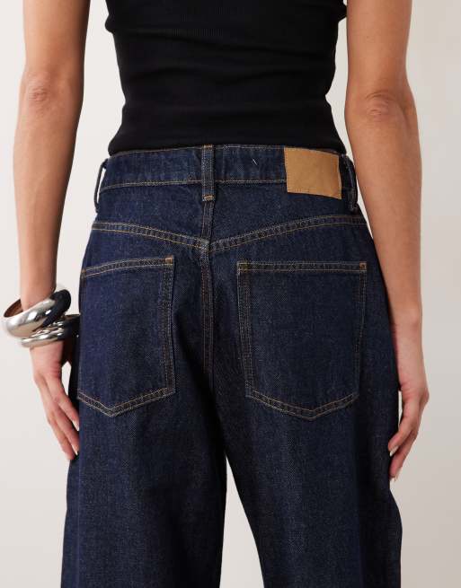 Cotton On curvy 91 straight jeans in aries blue, 5 of 5