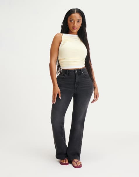 Cotton On Curvy flare jean in black  - BLACK