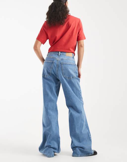 Cotton On curvy stretch wide jean in pisces blue, 2 of 5