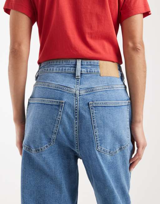 Cotton On curvy stretch wide jean in pisces blue, 4 of 5