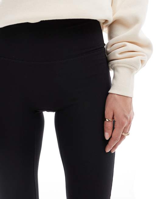 Cotton On – Czarne bardzo miękkie legginsy dzwony, 4 z 5