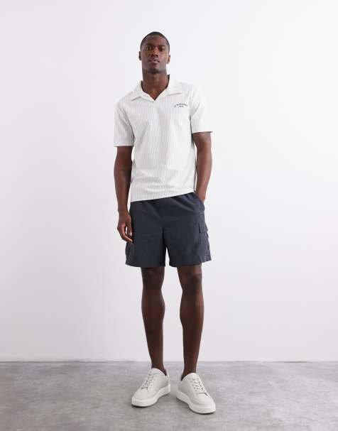 Cotton On cargo short in washed black