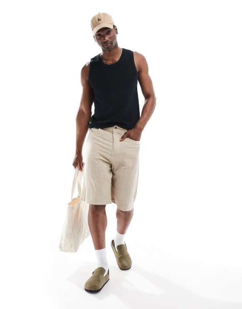 Cotton On knit tank top in black 