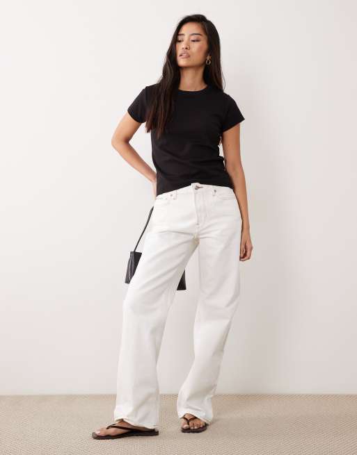Cotton On – Czarny krótki T-shirt w stylu lat 90. , 2 z 4