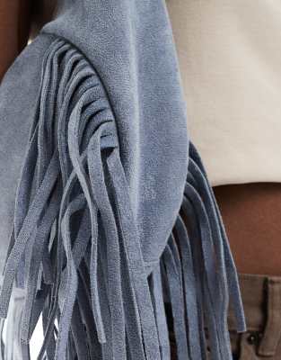 COTTON:ON COTTON ON DAHLIA FRINGE MICRO UNDERARM BAG 