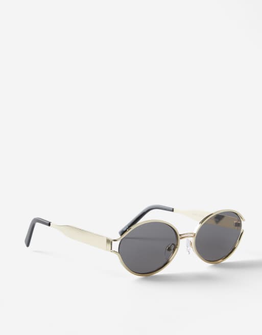 Cotton On Daisy metal sunglasses in gold - GOLD