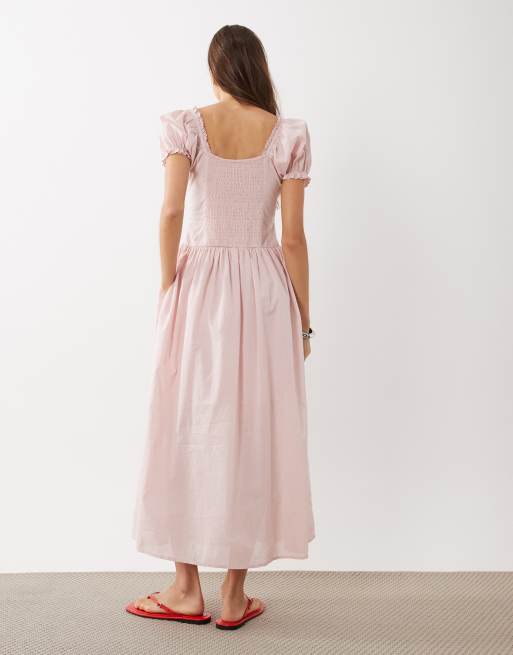 Cotton On - Daisy - Robe longueur mollet - Fleur de cerisier, 3 de 4