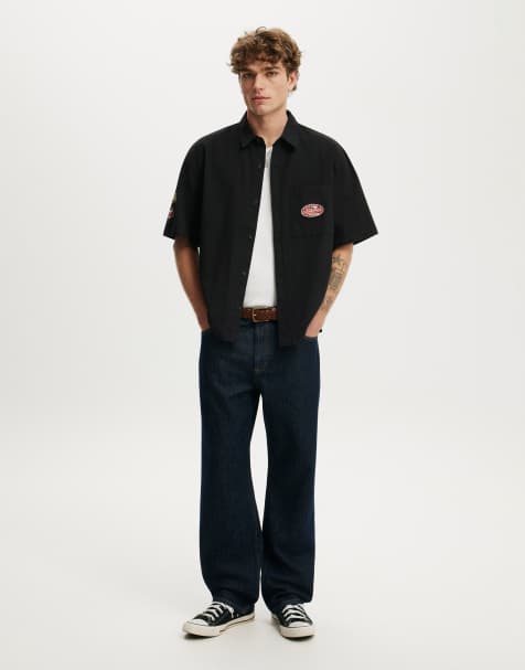 Cotton On Darcy short sleeve shirt in black - view 1