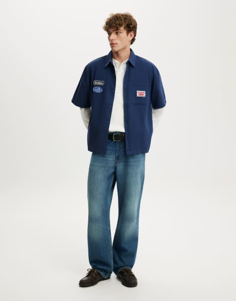 Cotton On Darcy short sleeve shirt in blue