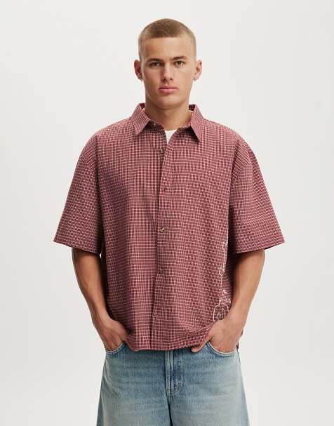 Cotton On Darcy short sleeve shirt in red