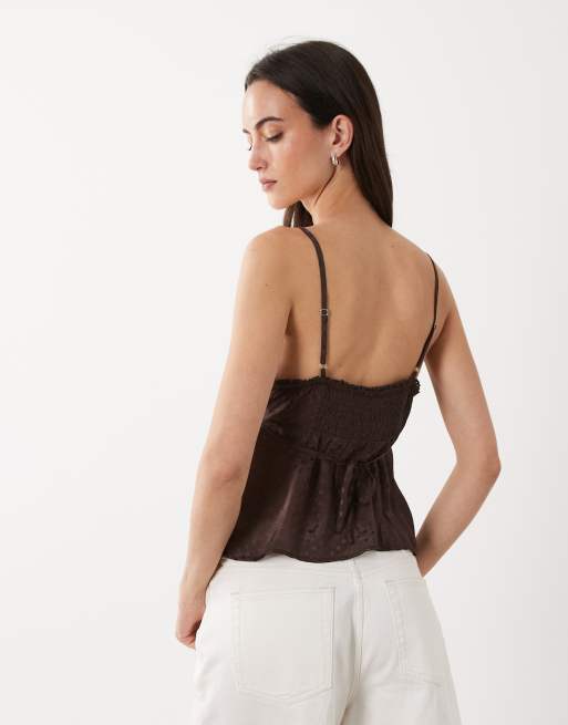 Cotton On day dream strappy cami top in brown, 4 of 4