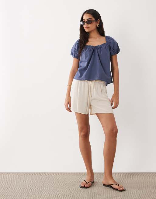 Cotton On - Daydream - Top azul marino estilo babydoll, 2 de 4