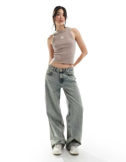 Cotton On - Débardeur côtelé style années 90 à imprimé , 4 de 4